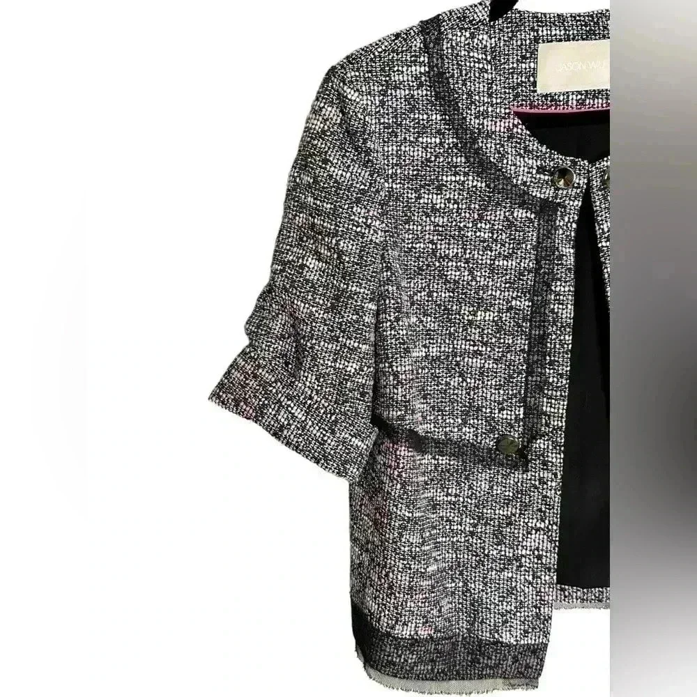 Jason Wu Tweed Pattern Jacket Size 6 - Picture 2 of 8
